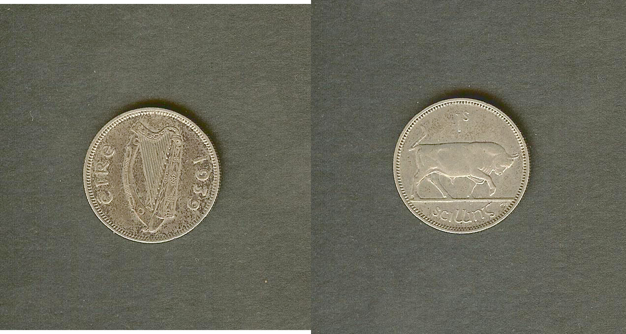 Ireland shilling 1939 EF+